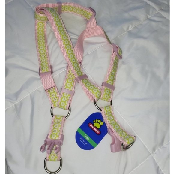 Dog Rain coat AND Top Paw Harness new with tags size Large MEASUREMENTS BELOW - Picture 3 of 17